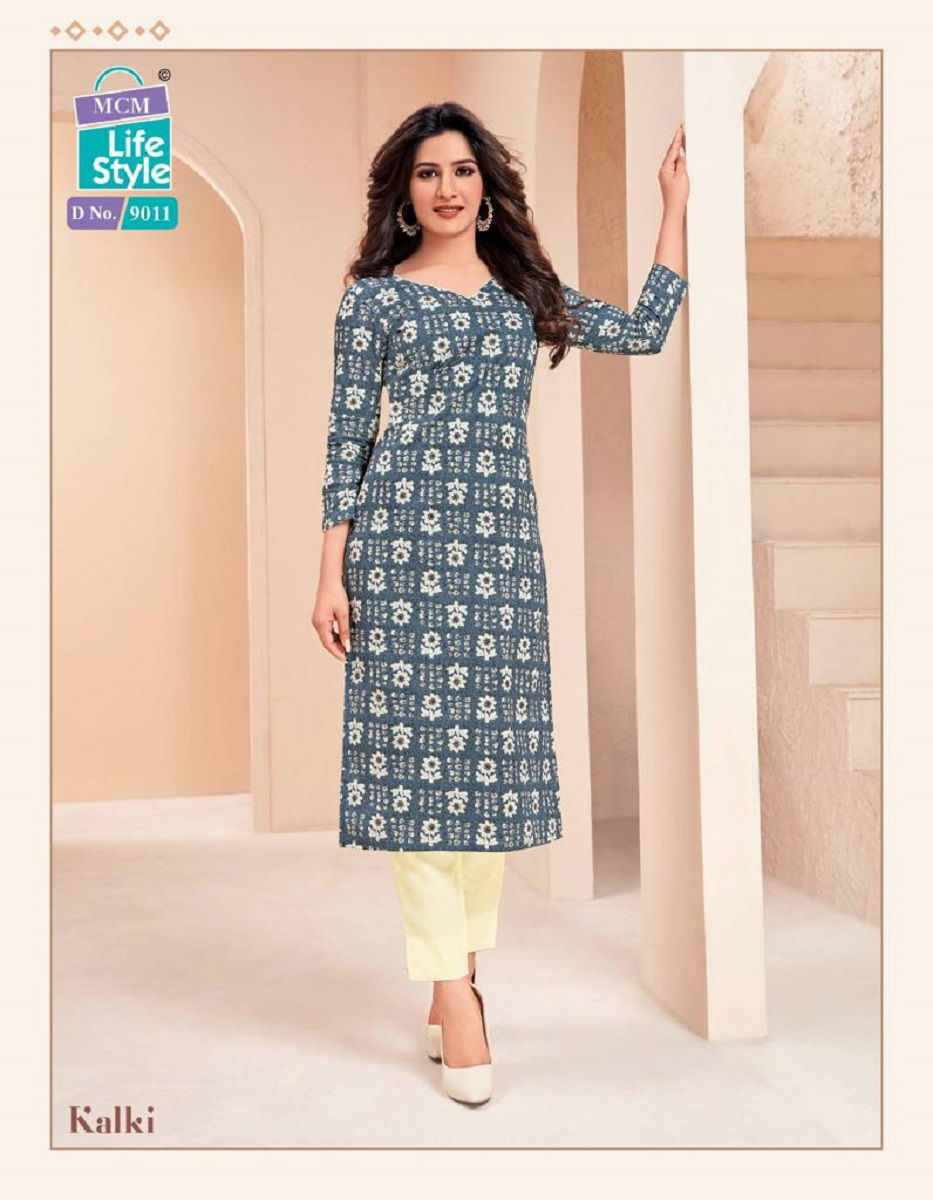 Mcm Kalki Vol 3 Printed Kurtis Catalog